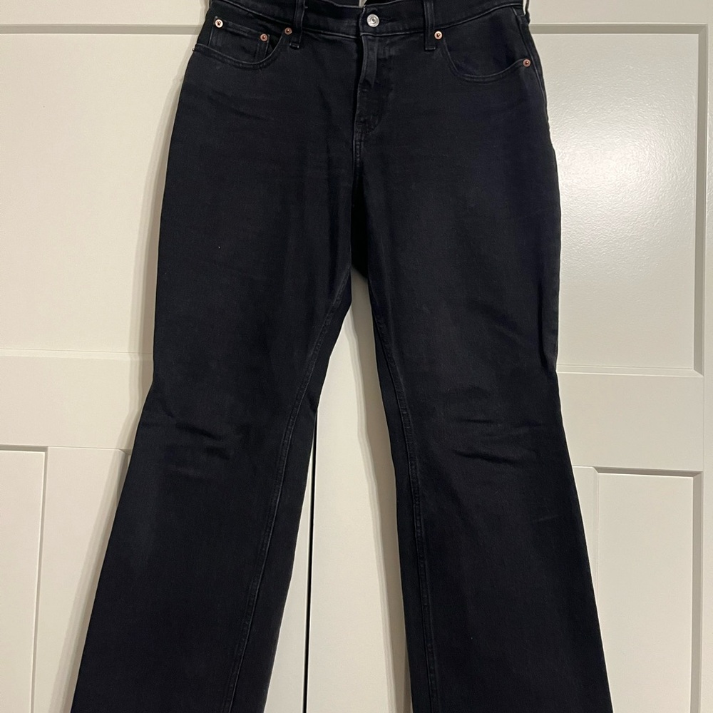 Abercrombie & Fitch Black Flare Jeans
